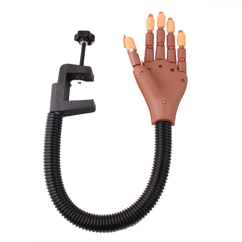 Professional Practice Hand Nail Tips Nail Art Hands MannequinAdjustable Nail Art Model Hand Manicure