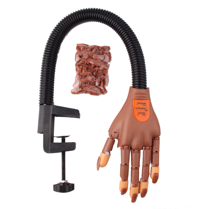 Professional Practice Hand Nail Tips Nail Art Hands MannequinAdjustable Nail Art Model Hand Manicure