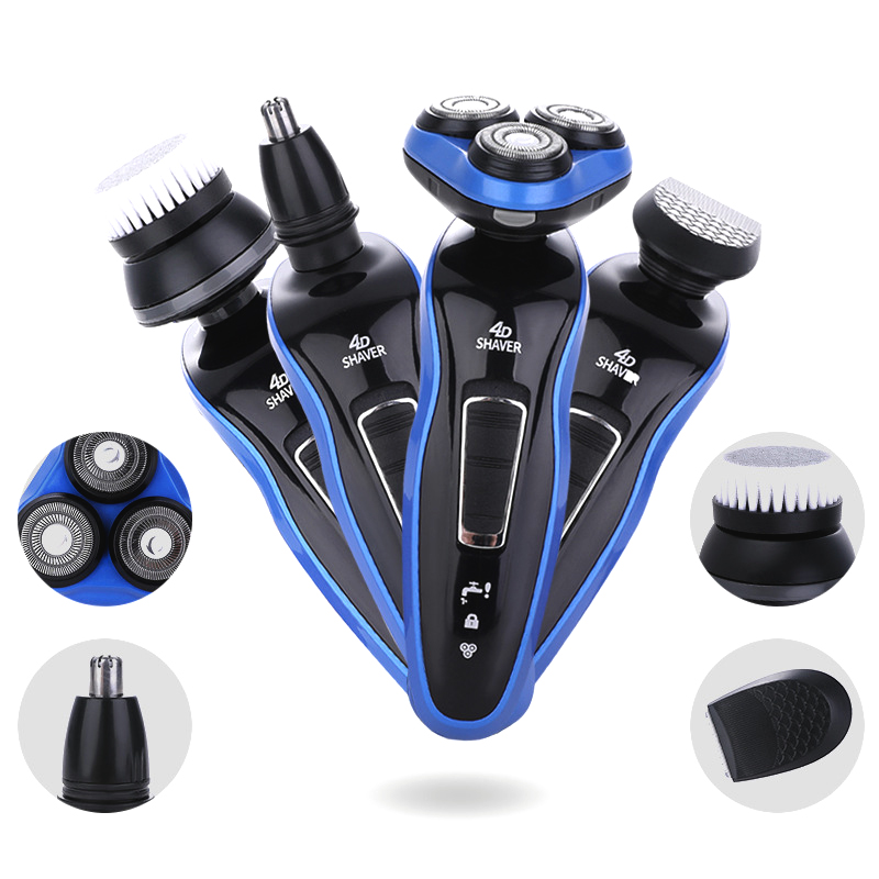 4 In 1 Electric Shaver Whole Body Washable Shaving Machine Beard Trimmer Electric Shaver