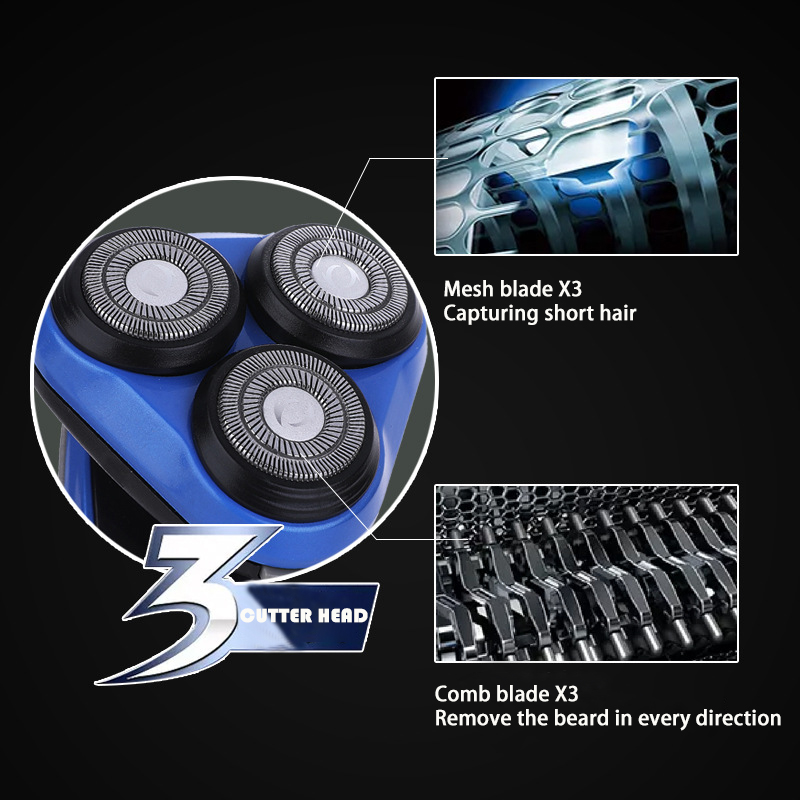 4 In 1 Electric Shaver Whole Body Washable Shaving Machine Beard Trimmer Electric Shaver