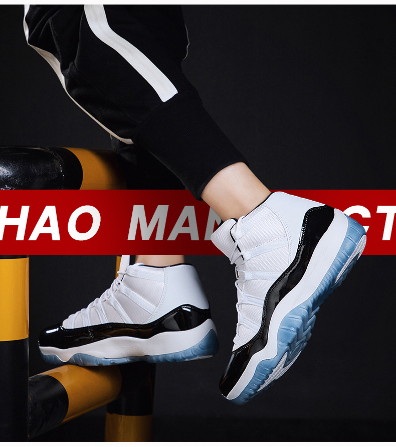 Hot Sale Basketball Shoes Gym Training Boots Ankle Boots Outdoor Men Sneakers Athletic AJ Shoes