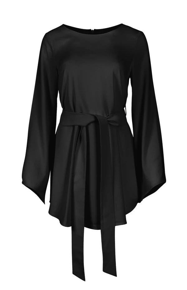 Muslim Dresses Women 2Pcs Set Blouse Wide Leg Pants Dubai Abaya Lace-up Solid Ropa Kaftan Islamic