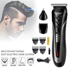 KEMEI Rechargeable Hair Clipper Hair Cutting Men Waterproof Electric Shaver Hair Trimmer Tools Shaving Machine as picture normal
