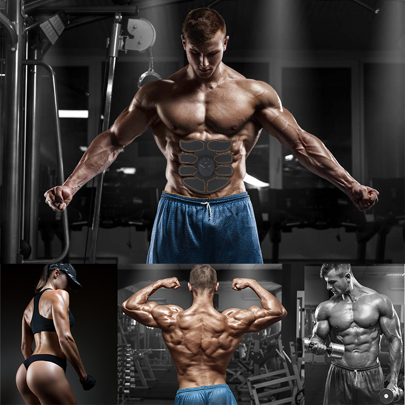 Smart EMS Muscle Trainer Electric Muscle Stimulator Abdominal Vibrating Fitness Slimming Massager