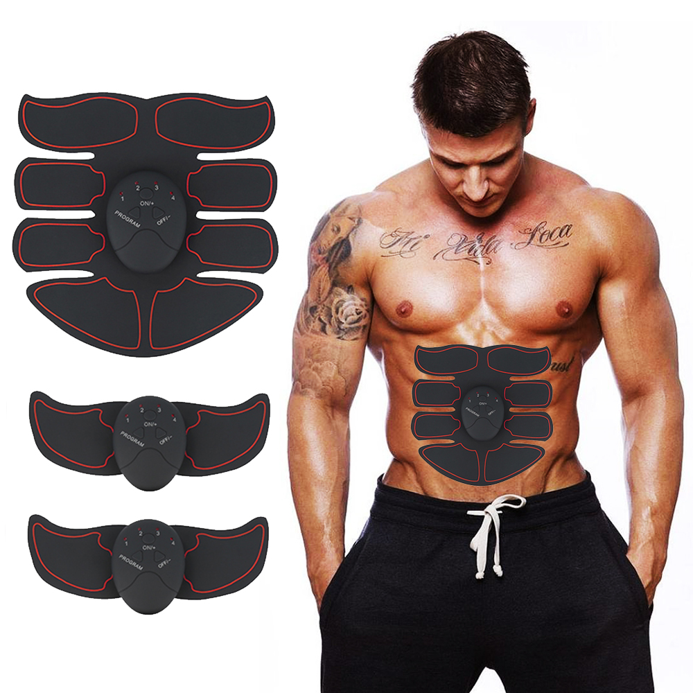 Smart EMS Muscle Trainer Electric Muscle Stimulator Abdominal Vibrating Fitness Slimming Massager