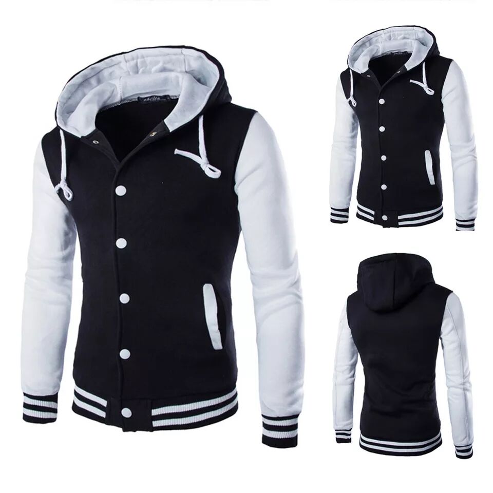 New Men Jackets Plus Size Coats Hooded Jackets Men&apos;s Clothing Basketball Hoodies Men Sweatshirt