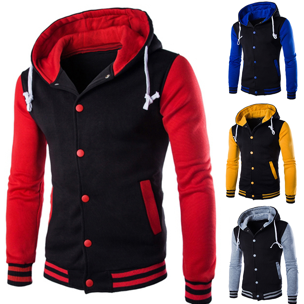 New Men Jackets Plus Size Coats Hooded Jackets Men&apos;s Clothing Basketball Hoodies Men Sweatshirt