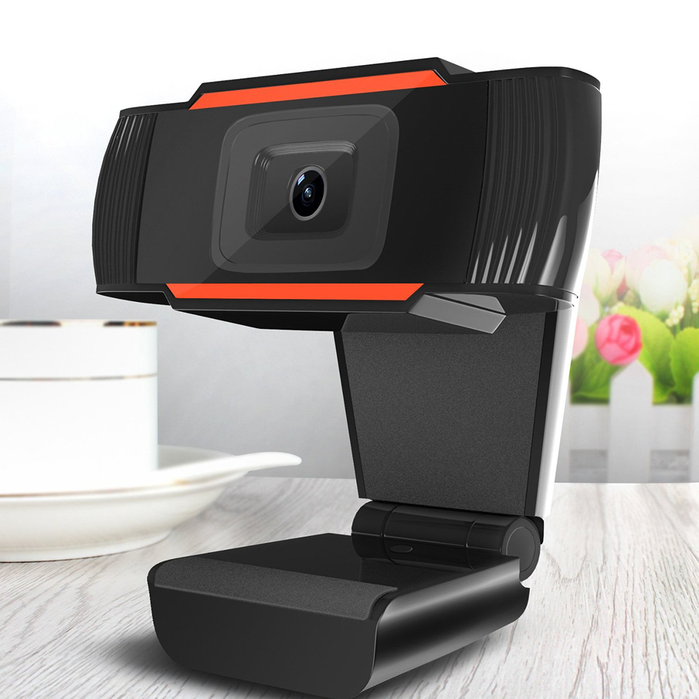 30 Degrees Rotatable HD Webcam USB Camera Video Recording Web Camera with Microphone For PC Computer