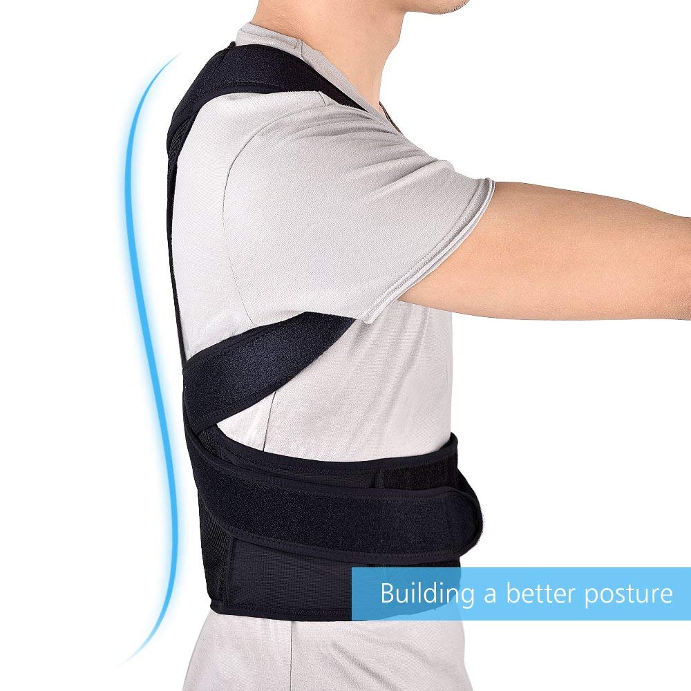 Adjustable Back Spine Posture Corrector Humpback Back Support Brace Shoulder Belt Posture Correction