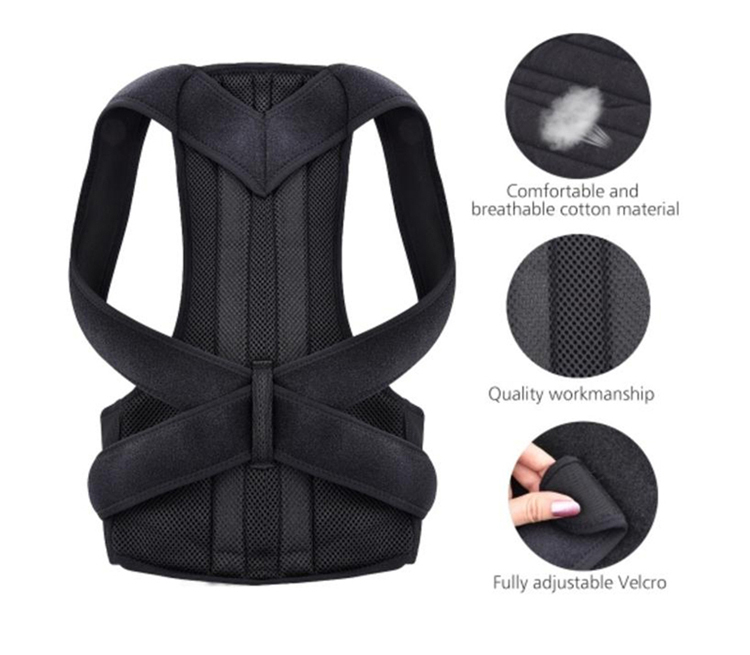 Adjustable Back Spine Posture Corrector Humpback Back Support Brace Shoulder Belt Posture Correction