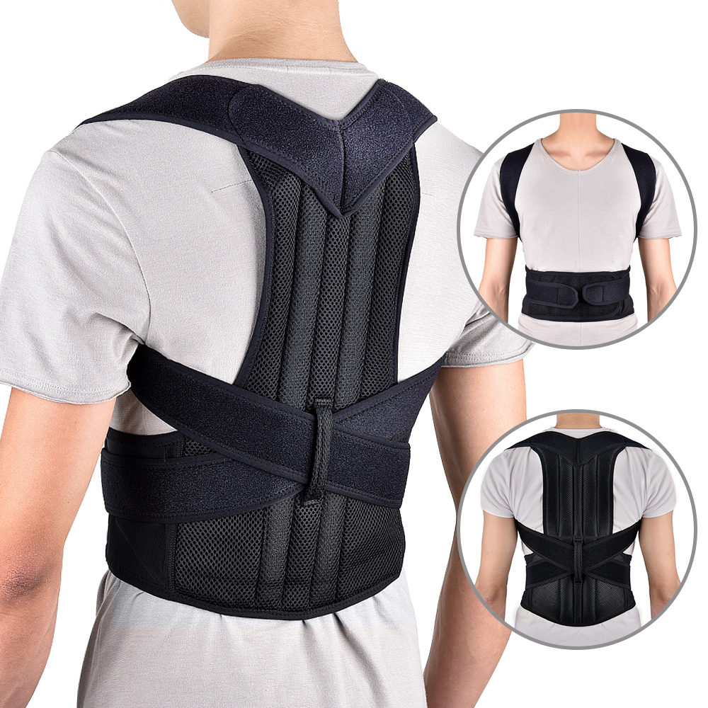 Adjustable Back Spine Posture Corrector Humpback Back Support Brace Shoulder Belt Posture Correction
