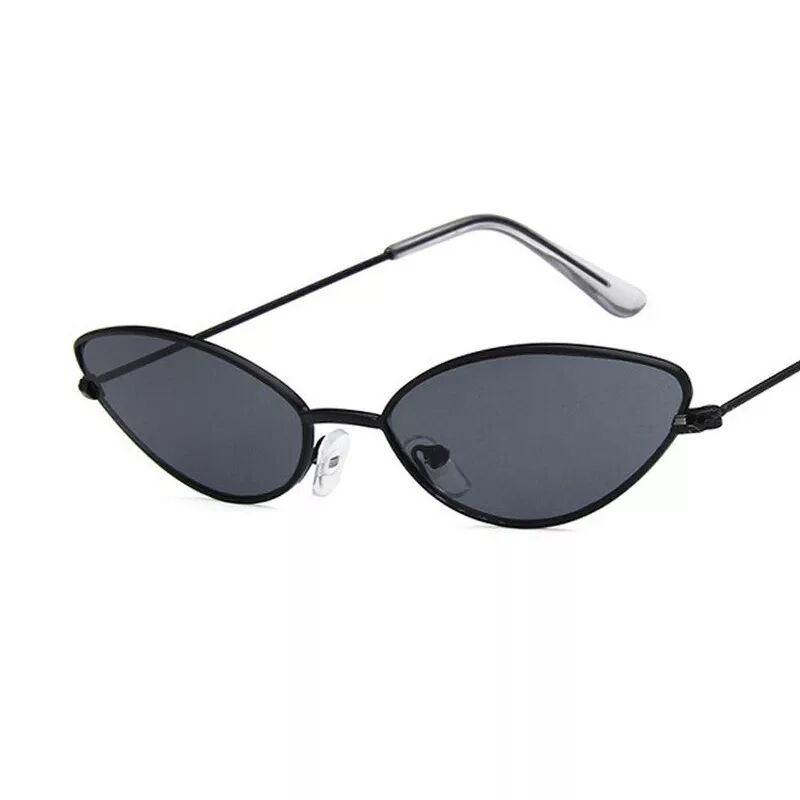 New Sunglasses Luxury Cat eye Brand Design Metal Frame New Gold red Vintage Glasses