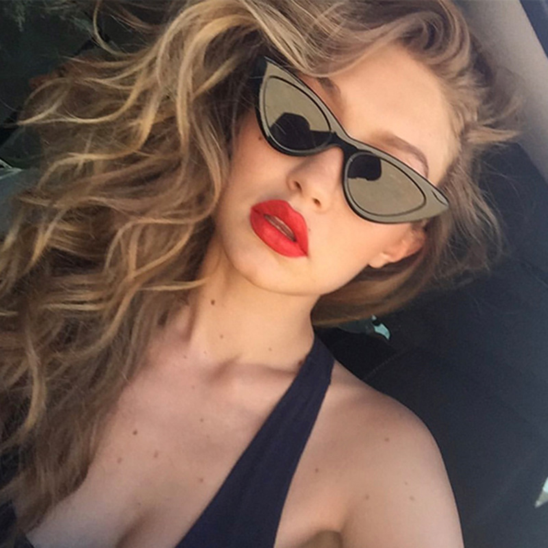 New Vintage Cateye Sunglasses Women Sexy Retro Small Cat Eye Sun Glasses Brand Designer Eyewear
