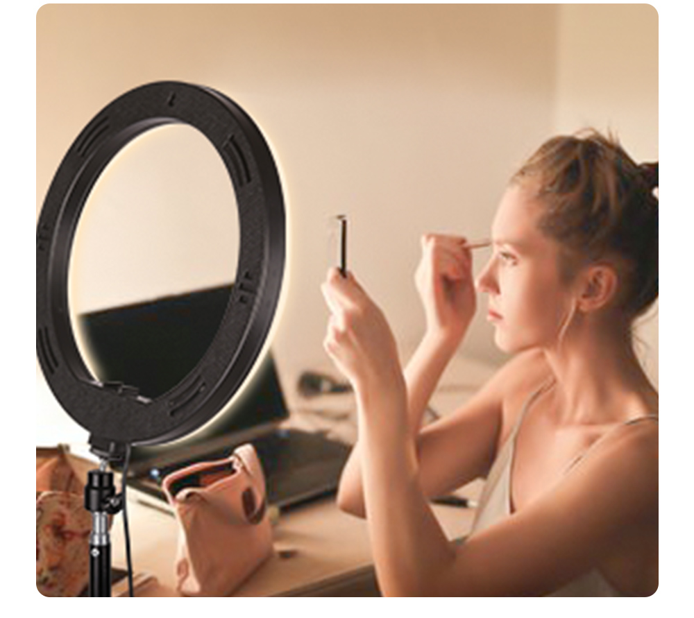 Photography LED Selfie Ring Light Camera Phones Ring Lamp Table Tripods For Makeup Video Live Studio