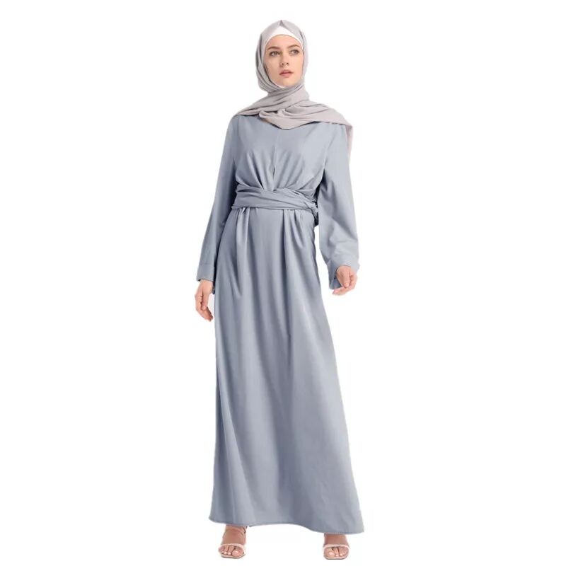 Fahion Muslim Dresses Islamic Abaya Dubai Dress Muslim Kaftan Robe Plus Size Long Abaya