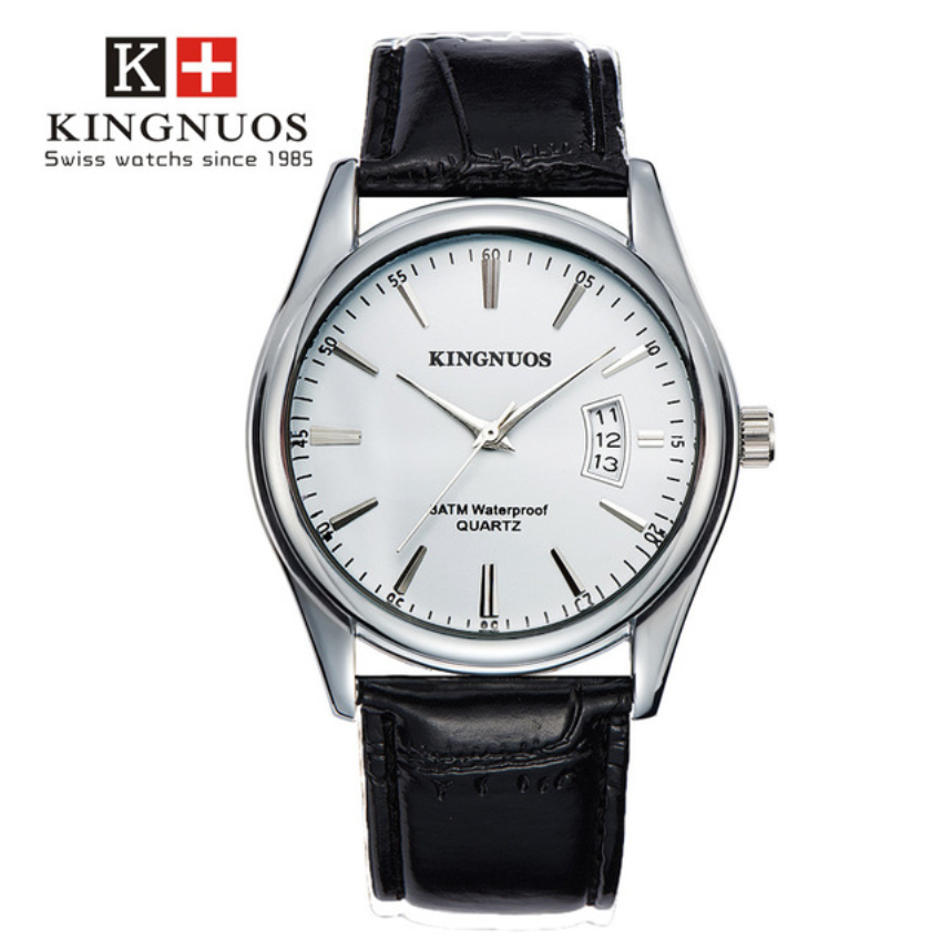 Kingnuos Luxury Men Watches Waterproof Date Clock Sports Watches Men Quartz Casual Wrist Watch