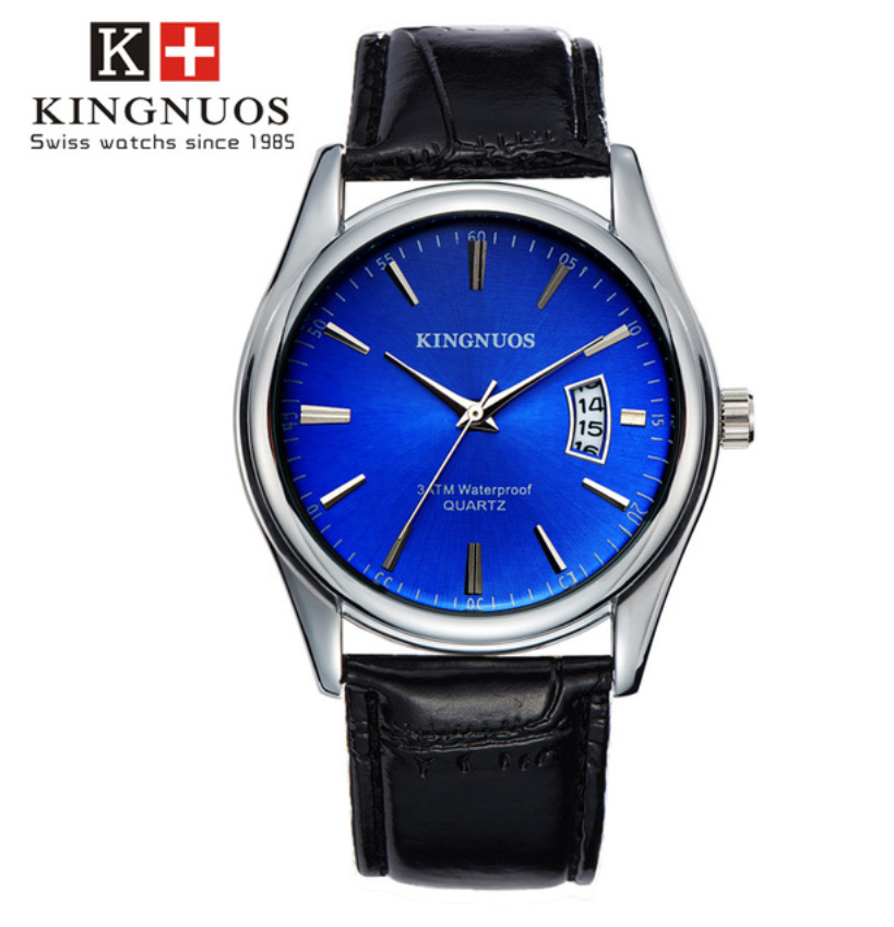 Kingnuos Luxury Men Watches Waterproof Date Clock Sports Watches Men Quartz Casual Wrist Watch