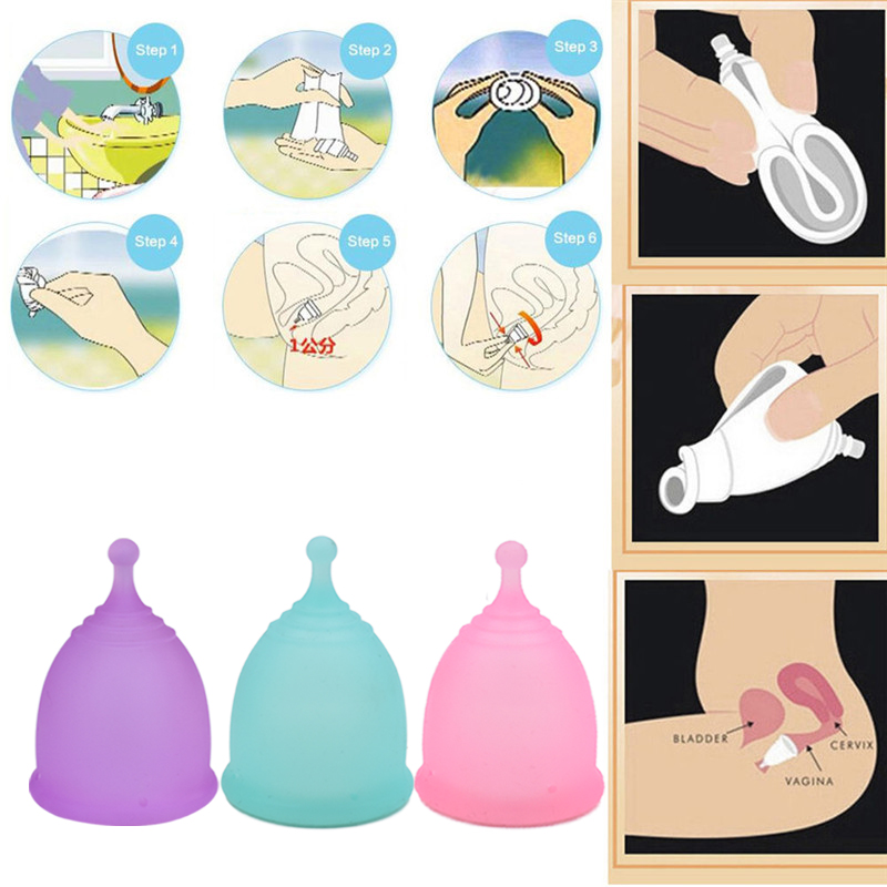 Feminine Hygiene Menstrual Cup Medical Grade Silicone Copo Menstrual Medica Reusable Menstrual Cup