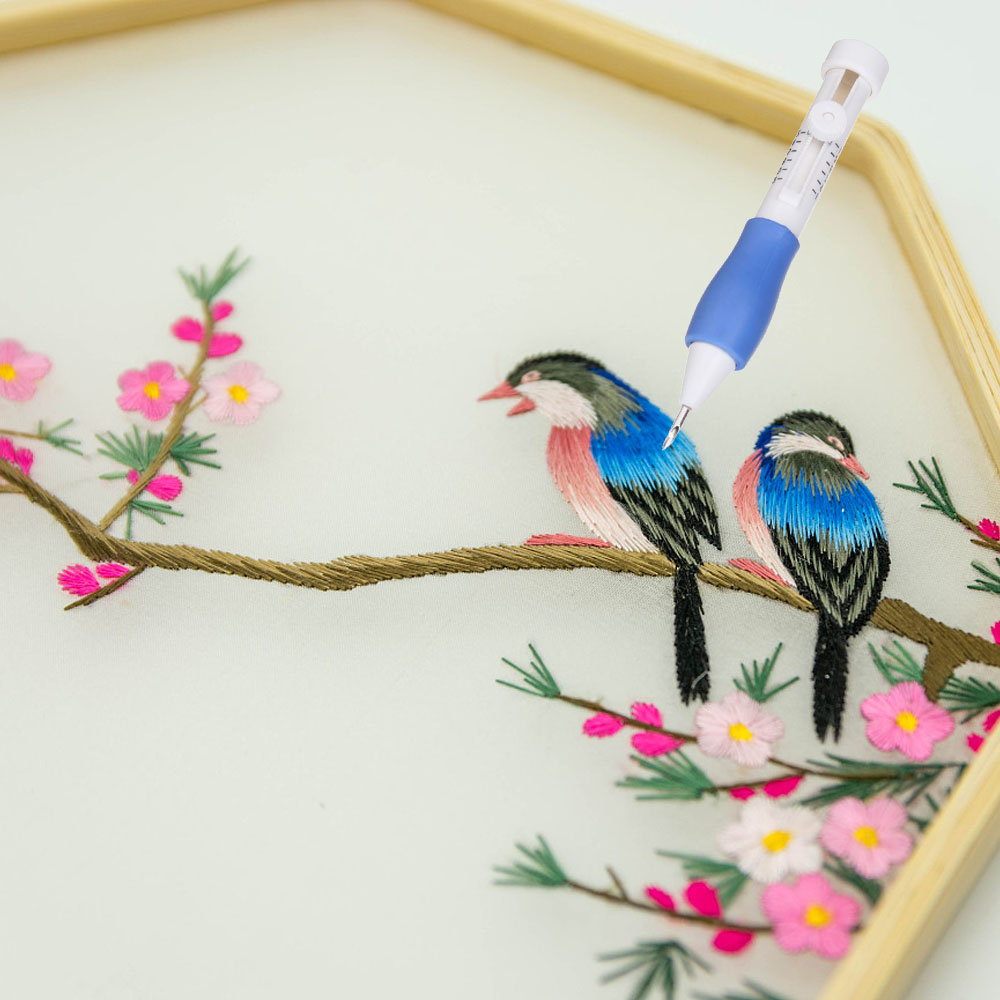 DIY Magic Embroidery Stitching Punch Needle Tool Stitching Punch Pen Sets DIY Craft Sewing Tool