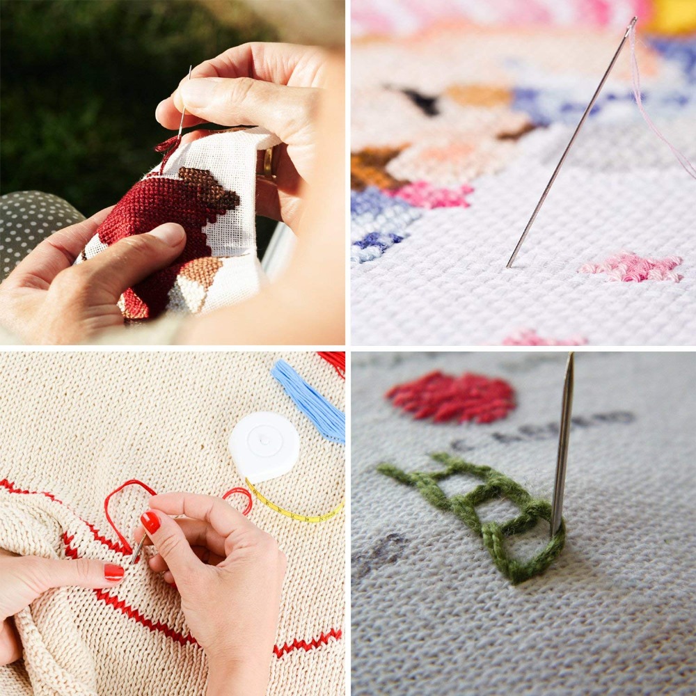 DIY Magic Embroidery Stitching Punch Needle Tool Stitching Punch Pen Sets DIY Craft Sewing Tool