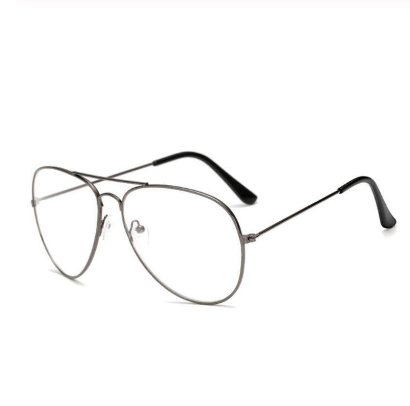 New Clear Glasses Eyeglasses Metal Eyewear Women Men Spectacle Frames Optical Glasses Men Frame Gift