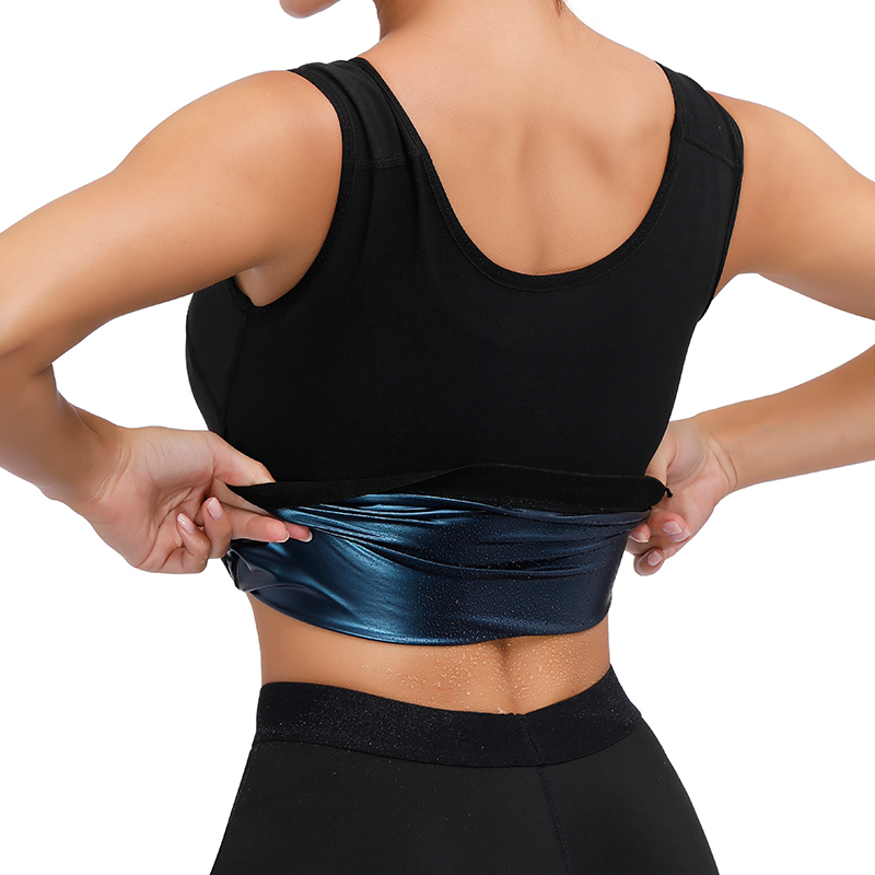 Original Sweat Sauna Shaper Waist Trainer Women Vest Corset Slimming Weight Loss Sports Tank Top