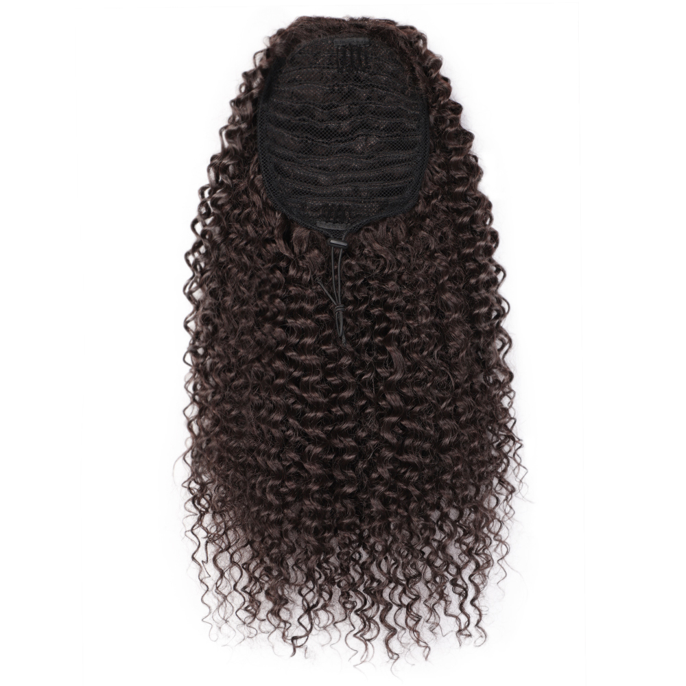 Drawstring Ponytail Hair Synthetic Black Kinky Curly Ponytail Extension Wigs Women Ponytail Hair