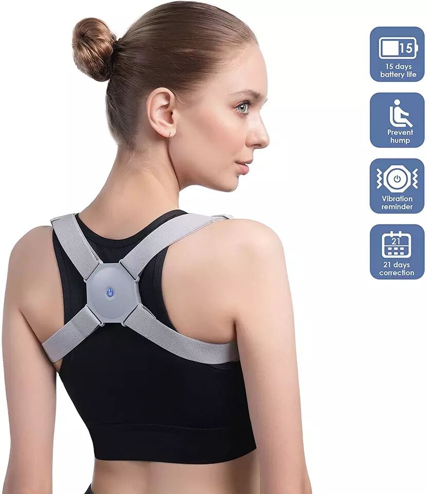 Intelligent Adjustable Back Posture Corrector Smart Posture Trainer Upper Back Posture Correction