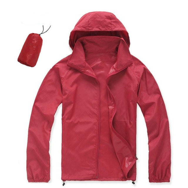 New Men Women Quick Dry Hiking Jackets Waterproof Sun Protective Outdoor Sports Coats Windbreaker