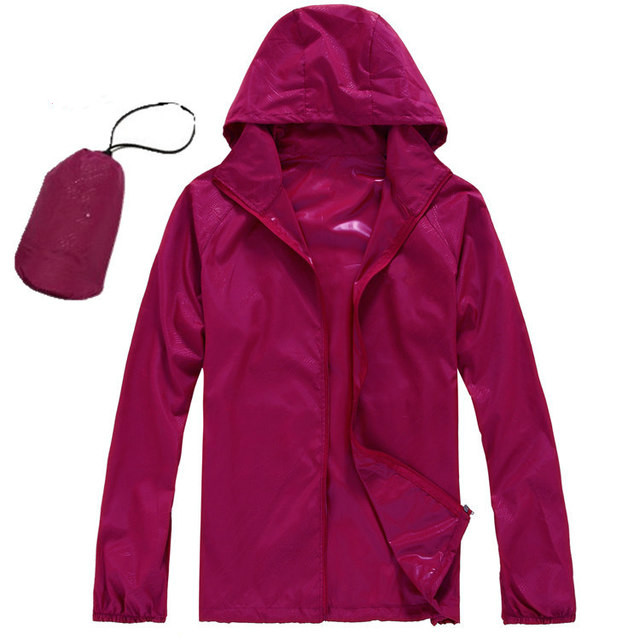 New Men Women Quick Dry Hiking Jackets Waterproof Sun Protective Outdoor Sports Coats Windbreaker