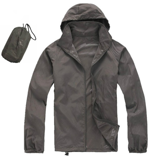 New Men Women Quick Dry Hiking Jackets Waterproof Sun Protective Outdoor Sports Coats Windbreaker