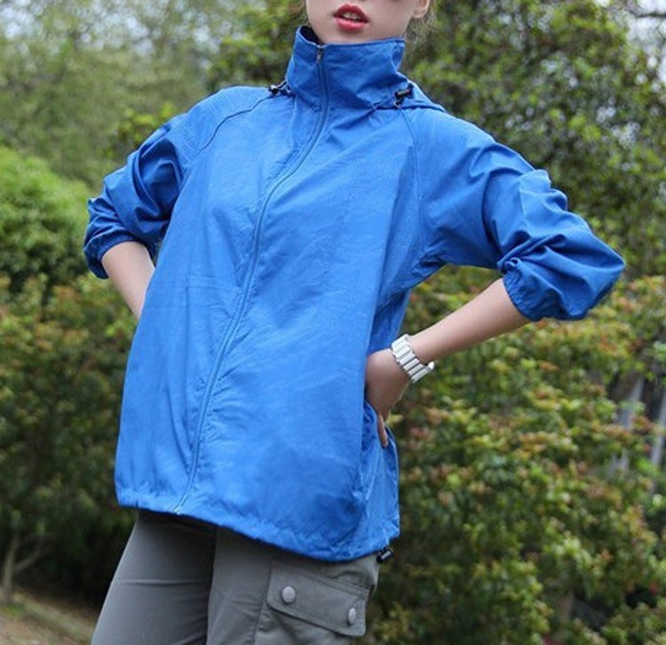 New Men Women Quick Dry Hiking Jackets Waterproof Sun Protective Outdoor Sports Coats Windbreaker