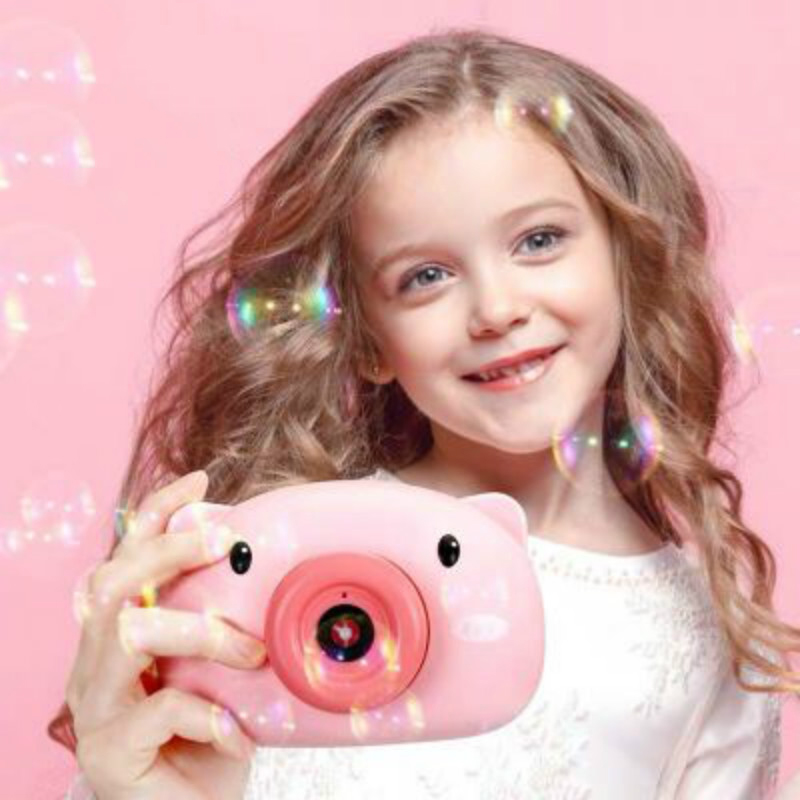 Hot Bubble Machine Automatic Kids Toys Bubble Camera Machine Bubble Musical Toys Kids Gifts