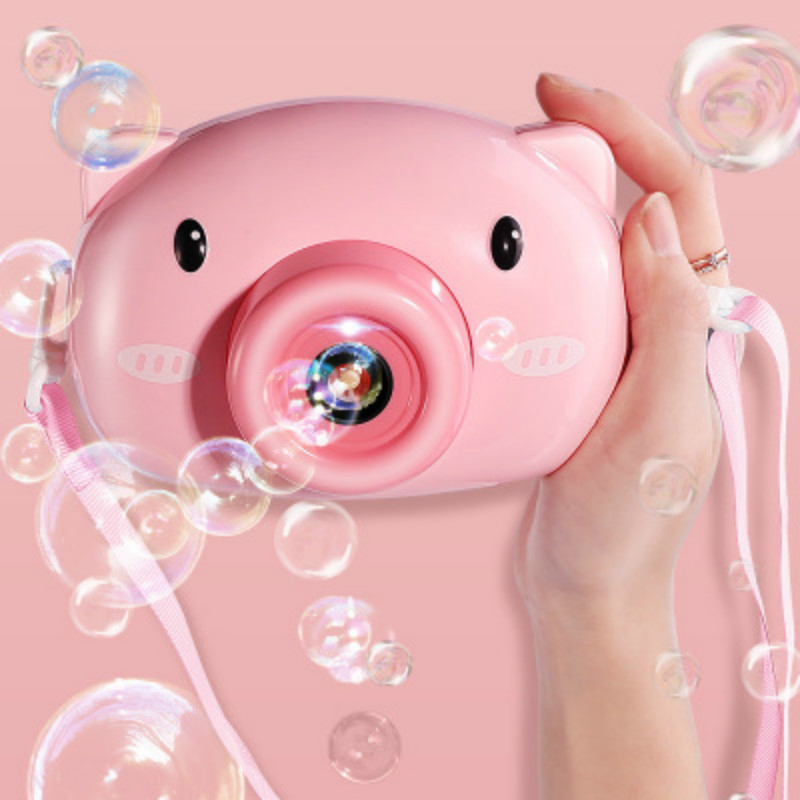 Hot Bubble Machine Automatic Kids Toys Bubble Camera Machine Bubble Musical Toys Kids Gifts