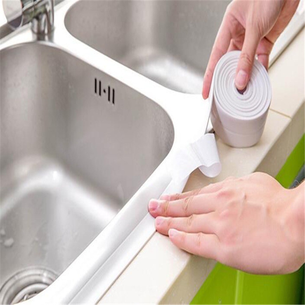 3.2M Bathroom Shower Sink Bath Sealing Strip Tap Self adhesive Waterproof Wall Sticker For Kitchen