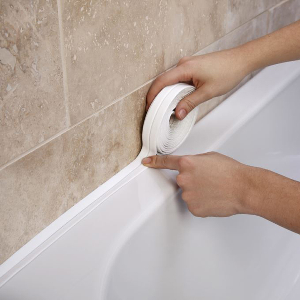 3.2M Bathroom Shower Sink Bath Sealing Strip Tap Self adhesive Waterproof Wall Sticker For Kitchen