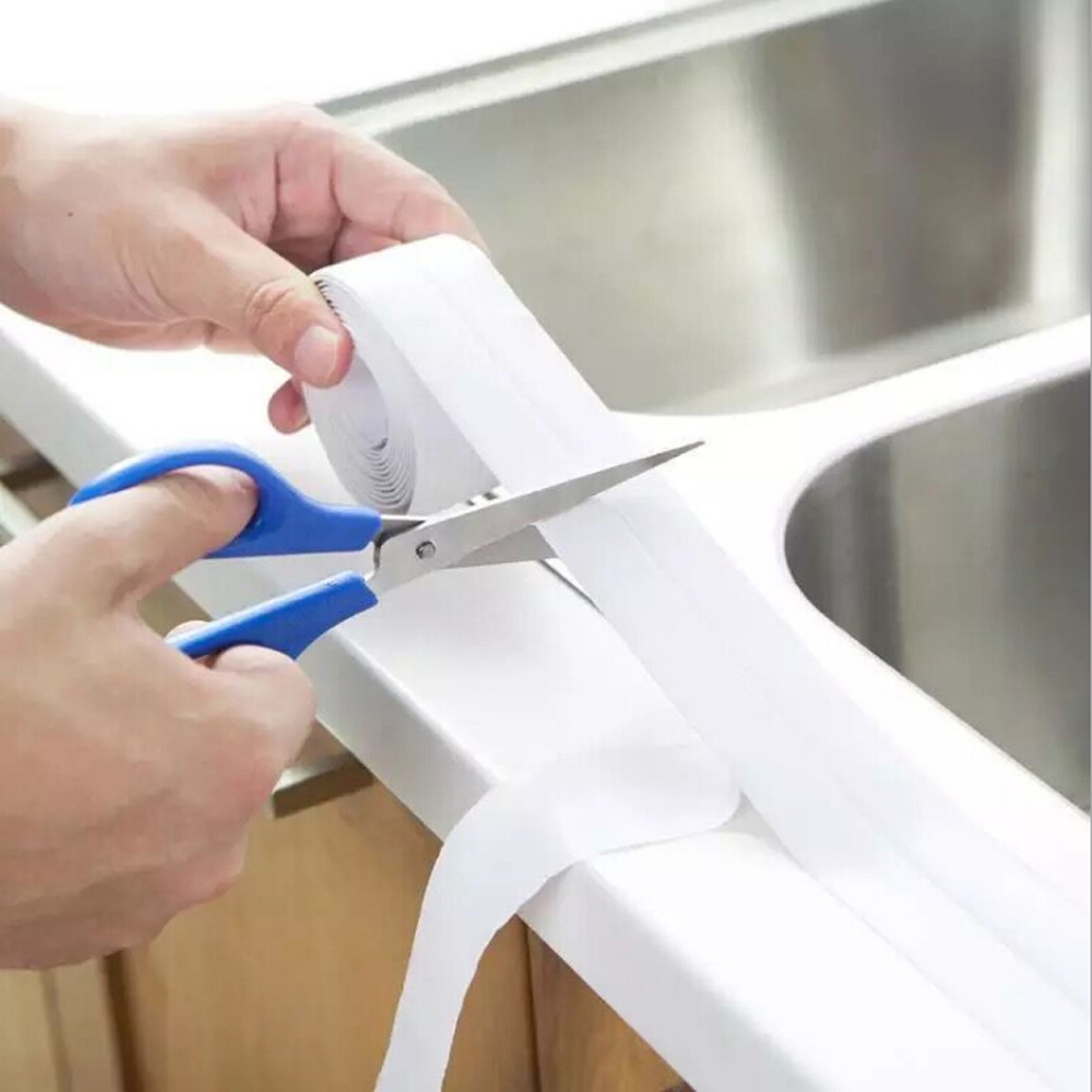 3.2M Bathroom Shower Sink Bath Sealing Strip Tap Self adhesive Waterproof Wall Sticker For Kitchen