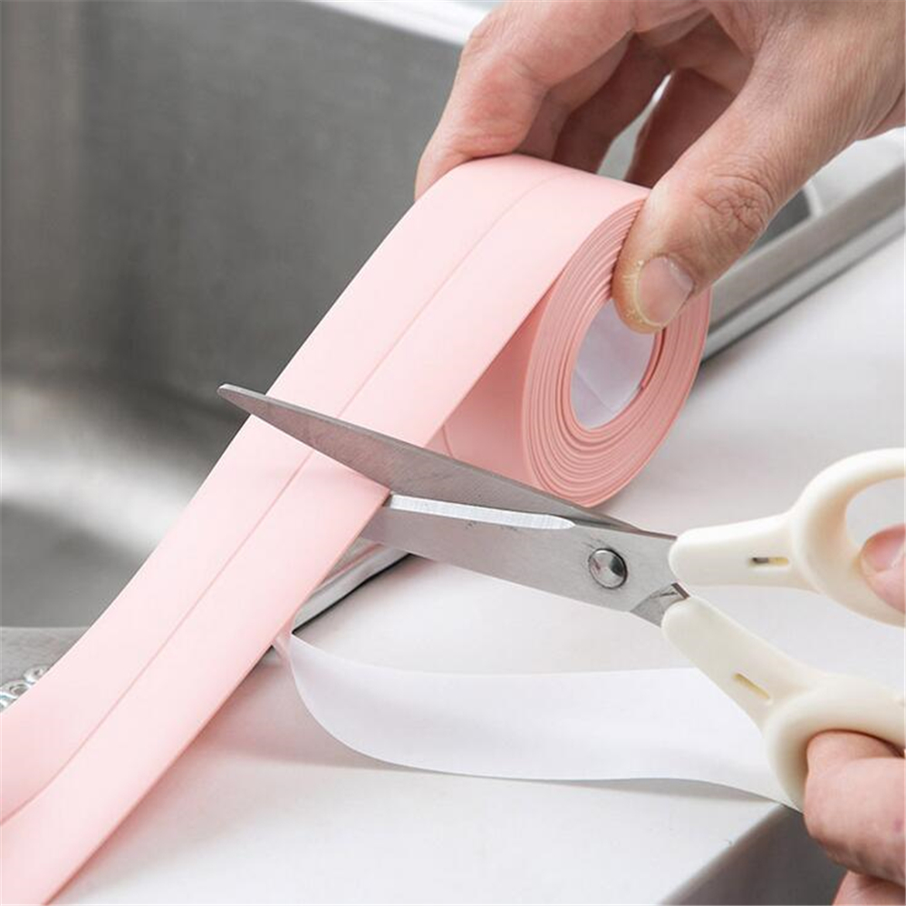 3.2M Bathroom Shower Sink Bath Sealing Strip Tap Self adhesive Waterproof Wall Sticker For Kitchen