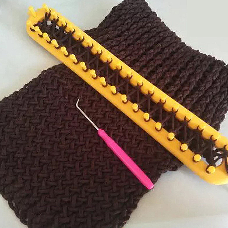 DIY Knitting Tool Set Round Knitter Looms  Needle Sock Scarf Hat Maker Weave Loom Craft Sewing Tool