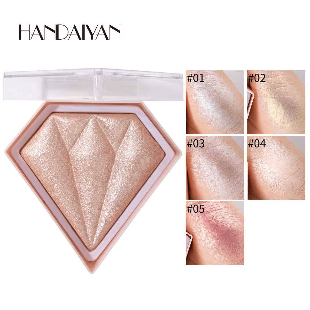 New Highlighter Facial Palette Makeup Glow Face Contour Shimmer Powder Highlight Cosmetic Sales