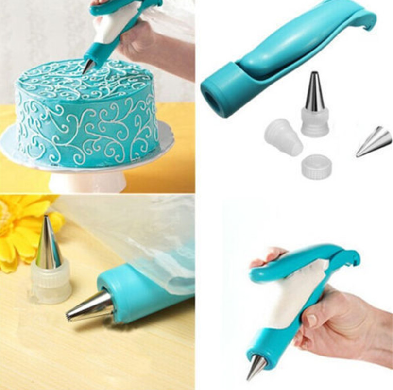 11Pcs Pastry Icing Pen Cake Tools Piping Bag Nozzle Tips Fondant Cake Cream Tip Muffin Dessert Decor
