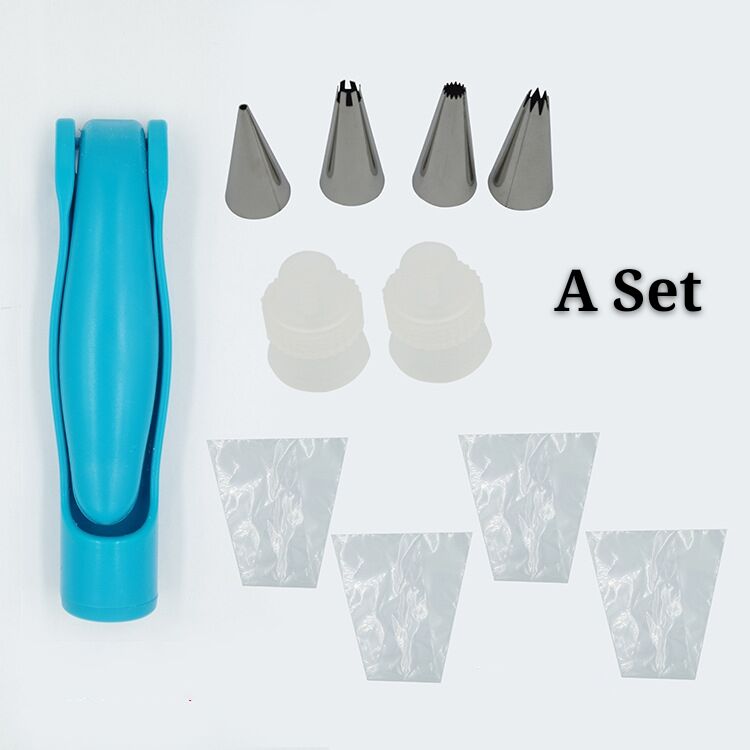 11Pcs Pastry Icing Pen Cake Tools Piping Bag Nozzle Tips Fondant Cake Cream Tip Muffin Dessert Decor