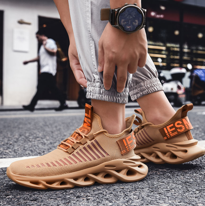 New Lightweight Blade Running Shoes Shockproof Plus Size Sneakers Sports Gym Shoes Men Sales