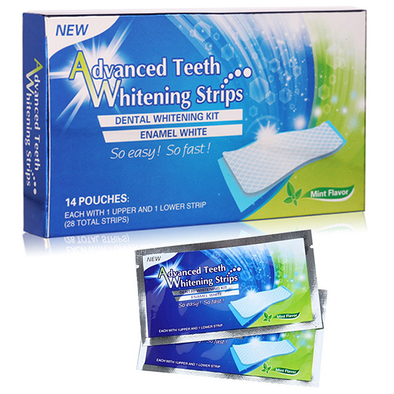 14Pcs/7Pair 3D Gel Teeth Whitening Strips White Tooth Dental kit Oral Hygiene Care Strip Sales