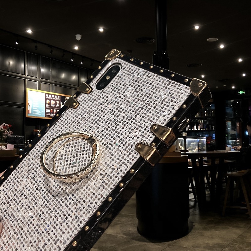 Phone Cases For iPhone 6 6S 7 8 Plus X Metal Stand Covers For Samsung S8 S9 Note8 OPPO Huawei Phones