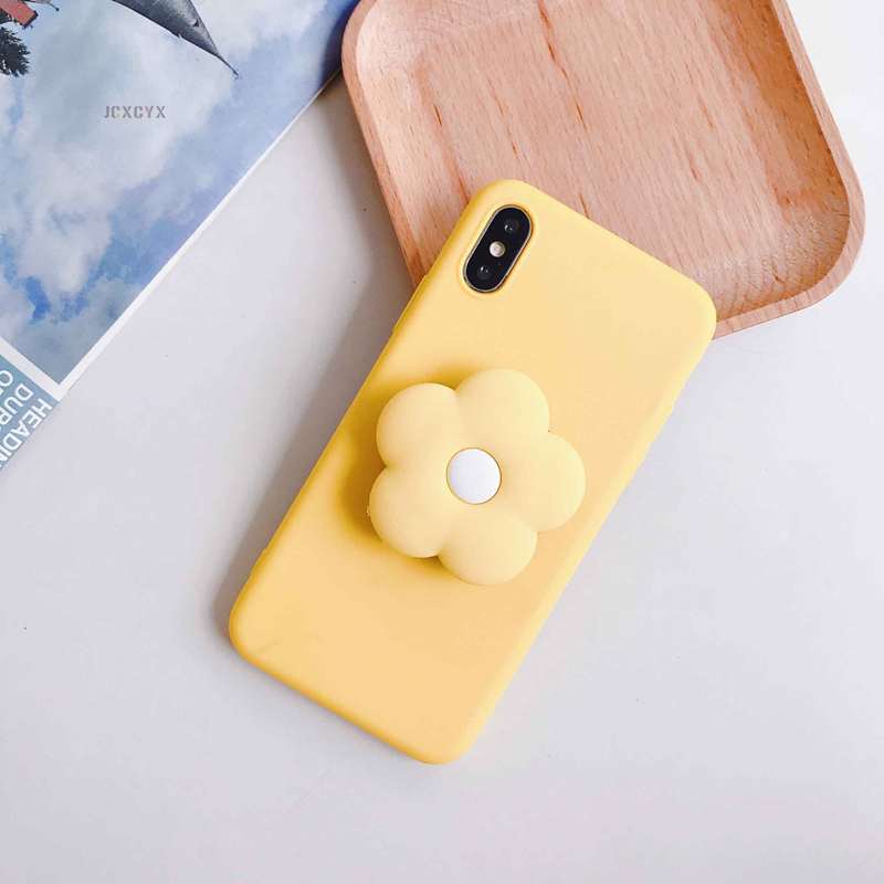 1PC Flower Cartoon Pop Socket for iPhone X  6 7 8 plus Grip &amp; Stand Holder for Samsung Huawei Phones