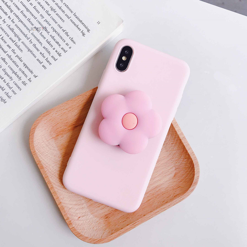 1PC Flower Cartoon Pop Socket for iPhone X  6 7 8 plus Grip &amp; Stand Holder for Samsung Huawei Phones