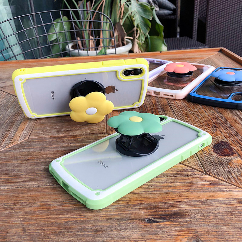 1PC Flower Cartoon Pop Socket for iPhone X  6 7 8 plus Grip &amp; Stand Holder for Samsung Huawei Phones