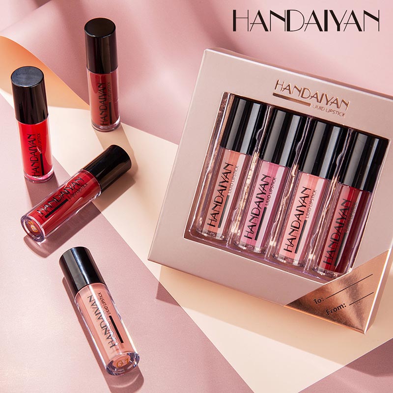 New 4Pcs Matte Lipgloss Tint Long Lasting Waterproof Moisturizer Lip Gloss Makeup Lipsticks Set Sale