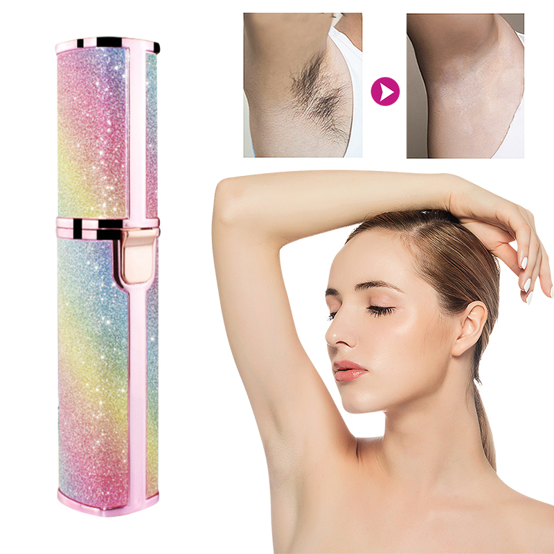 2 In 1 Electric Eyebrow Trimmer Makeup Painless Epilator Mini Shaver Razors Facial Body Hair Remover